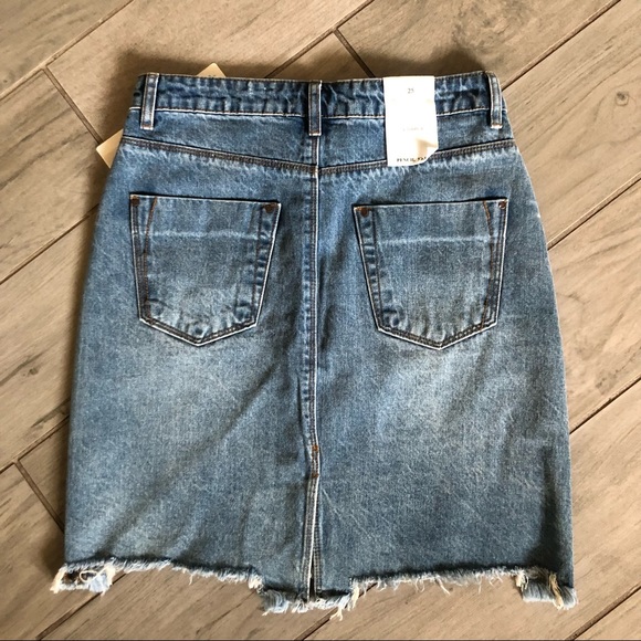 A Loves A Pencil Denim Skirt - Picture 9 of 12
